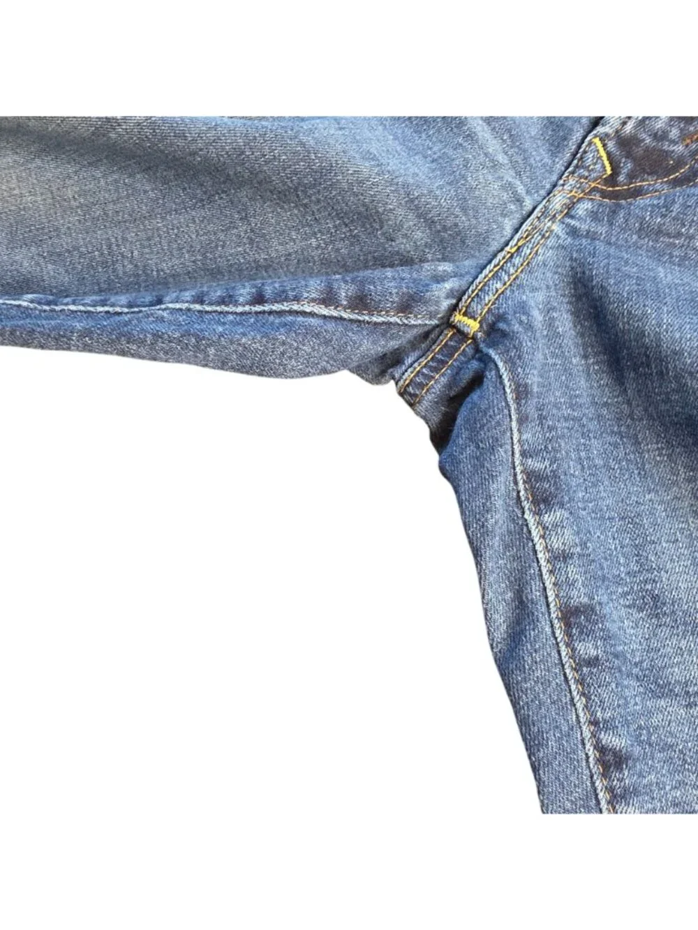 American Eagle Original Straight Jeans Mens 30x32 Light Wash Y2K Denim - Picture 4 of 11